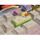 1pc 1.5U / 2U / 2.25U / 2.75U Square Cake Clay Food Artisan Keycaps Shift Backspace Enter for Mechanical Keyboard